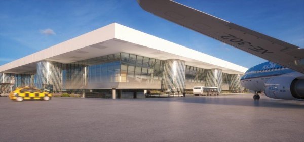 Projektna slika terminala u Zračnoj luci Split Zračna luka Split