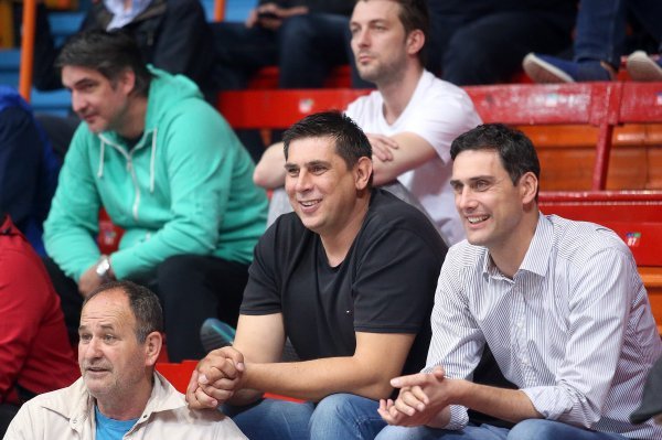 Nikša Prkačin i Matej Mamić, kumovi i bivši suigrači koji danas poslovno surađuju u Qurom Sports Agency te se brinu o karijerama košarkaša