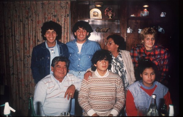 Diego Maradona s obitelji