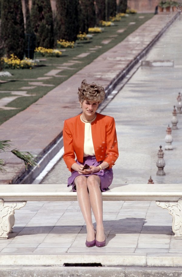 Princeza Diana ispred Taj Mahala