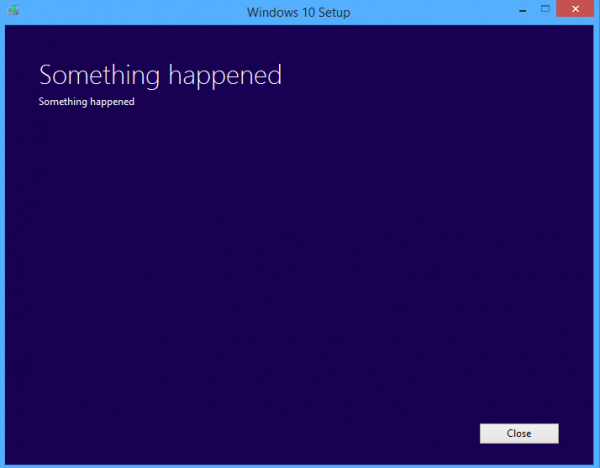 Nešto se dogodilo. Nešto. Windows 10