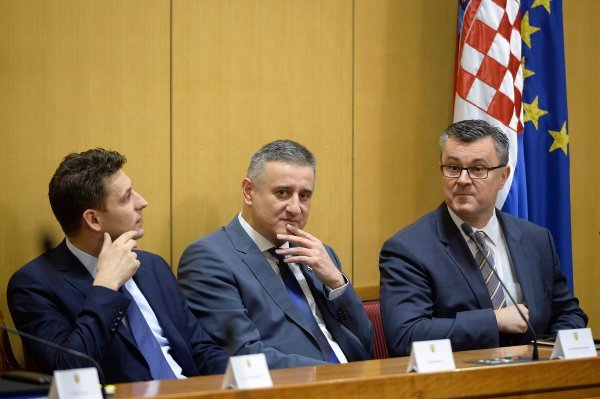 Božo Petrov, Tomislav Karamarko i Tihomir Orešković