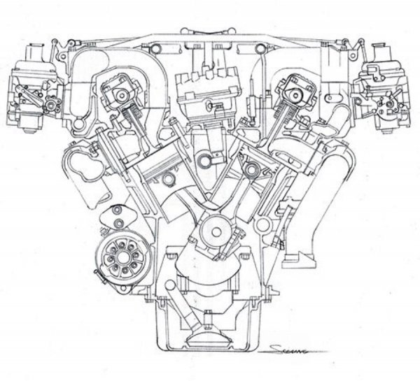 Ventidue pokreće modificirani V12 motor čija je težina manja od 165 kg i umjesto benzina koristi neizravno ubrizgavanje vodika