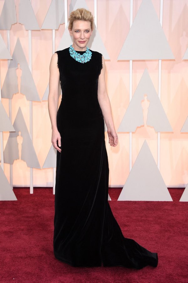 Cate Blanchett na dodjeli Oscara 2015. godine