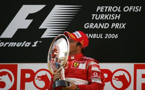 Felipe Massa na najvišem postolju VN Turske 2006.