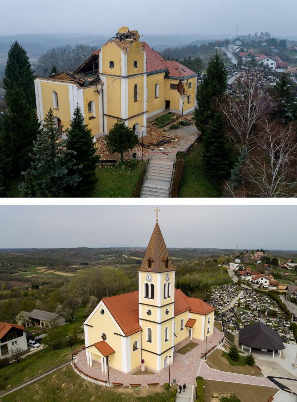 Stradala i obnovljena crkva Svetog Križa