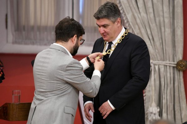 Zoran Milanović prima najviše čileansko odlikovanje