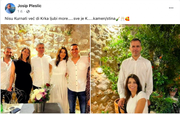 Vjenčanje Josipe Čuline ex Rimac i Josipa Pleslića