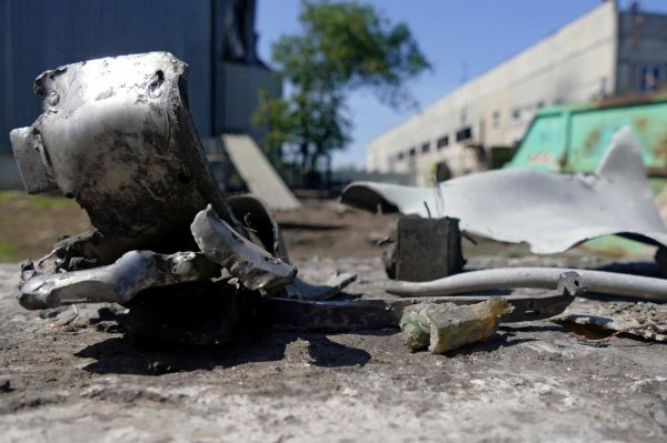 Ostaci ruskog projektila nakon napada na Odesu