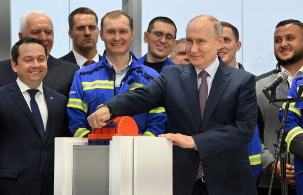 Vladimir Putin na otvaranju plinovoda