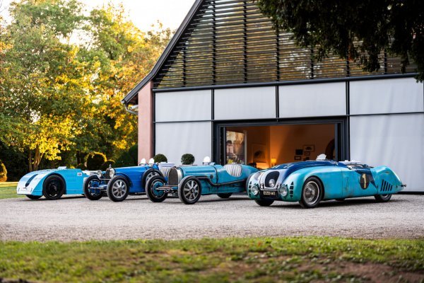 U Château Saint Jean gosti su se mogli diviti nizu uspješnih Bugatti Grand Prix automobila