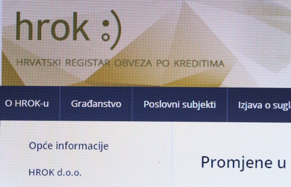 Podaci o sudužništvu i jamstvu ulaze u Hrvatski registar obveza po kreditima