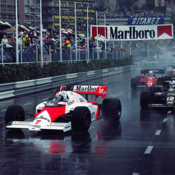 McLaren MP4/2 Alaina Prosta koji je 1984. osvojio VN Monaka u Formuli 1 