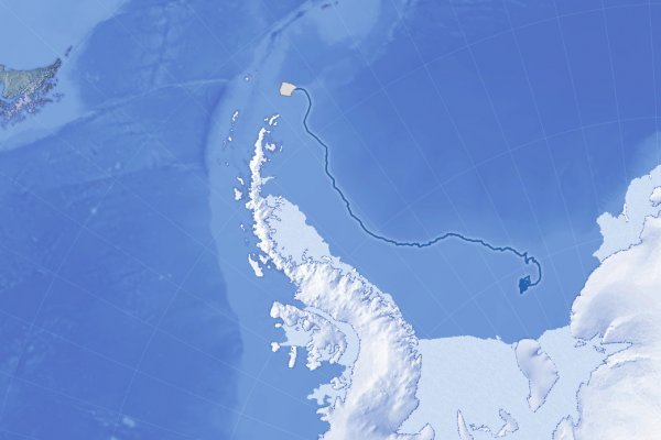 Ledenjak A23a putuje od Antarktike prema vodama koje će s vremenom uzrokovati njegovo uništenje
