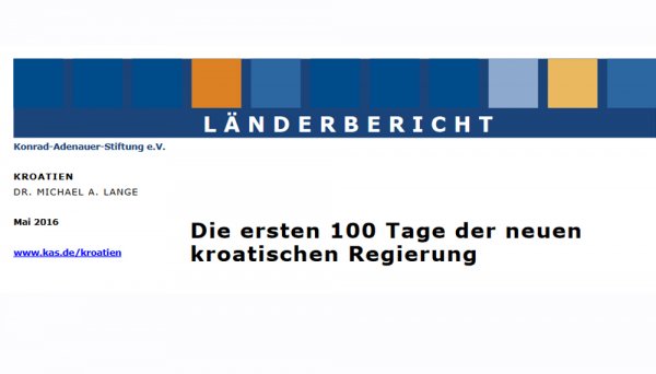 Izvještaj Zaklade Konrad Adenauer www.kas.de
