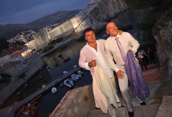 Zdravko Mamić i Srećko Ferenčak na uzavreloj ljetnoj svadbi u Dubrovniku 2009.