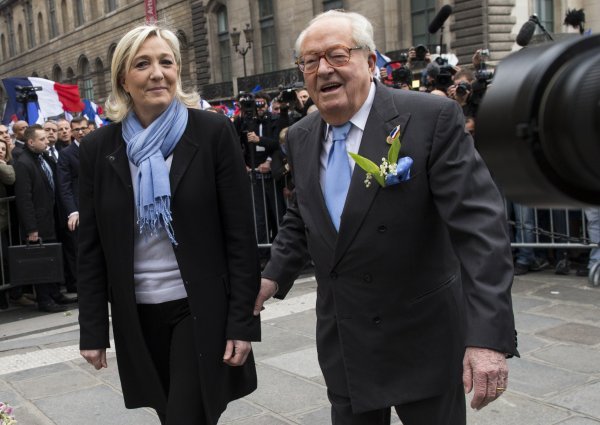 Marine i Jean-Marie Le Pen