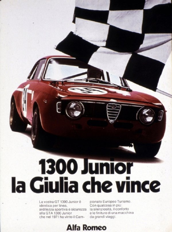 Reklama za pobjedu na 'European Turismo Challenge' GTA 1300 Junior 1972. (06/2013.)