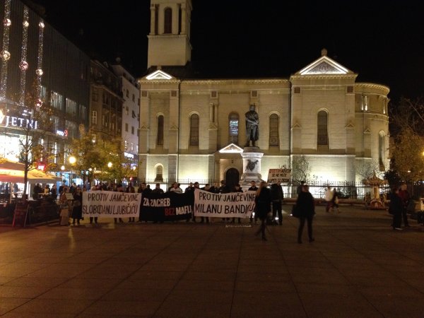 Prosvjed protiv puštanja Bandića