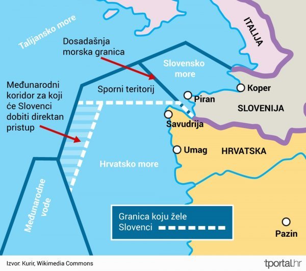 Granični problem Hrvatske i Slovenije - Piranski zaljev