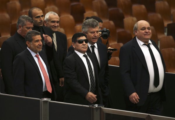 Maradona u audijenciji (Reuters)