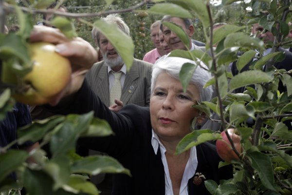U branju jabuka okušala se i bivša premijerka Jadranka Kosor