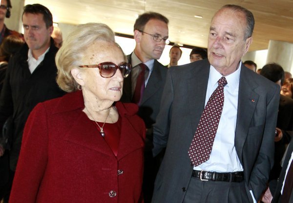 Bivši francuski predsjednik Jacques Chirac sa suprugom Bernardette