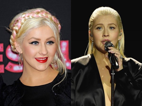 Christina Aguilera prije i poslije