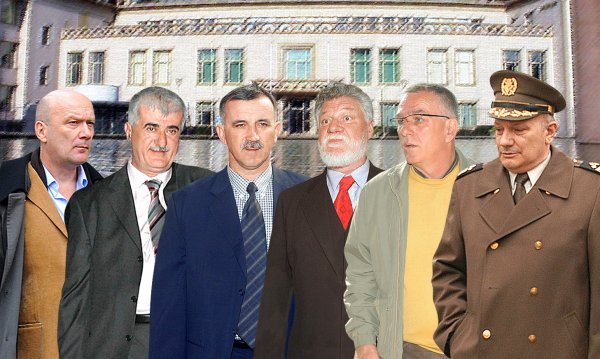 Bosanskohercegovačka šestorka: Jadranko Prlić, Bruno Stojić, Valentin Ćorić, Slobodan Praljak, Berislav Pušić i Milivoj Petković