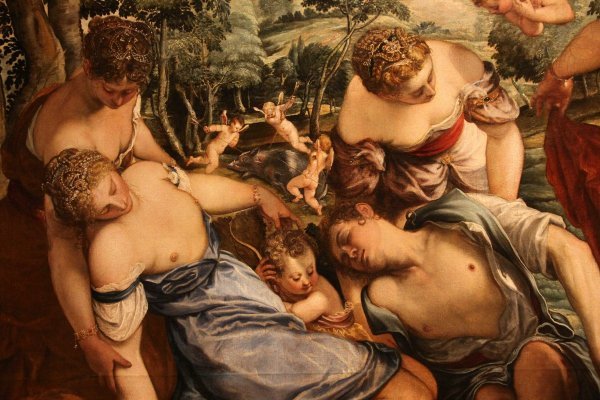 Tintoretto, 'Smrt Adonisa', 1555.