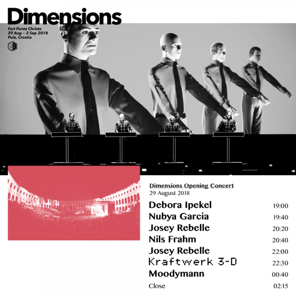Satnica koncerta otvorenja 7. Dimensions festivala