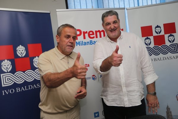 Milan Bandić i Ivo Baldasar 2016. u još jednom propalom pokušaju Bandićeva političkog uzleta na nacionalnu razinu