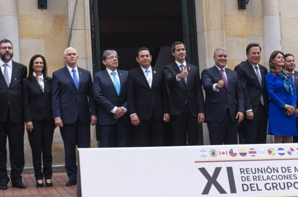 Na sastanku Limske skupine sudjelovao je i samoproglašeni predsjednik Venezuele Juan Guaido.