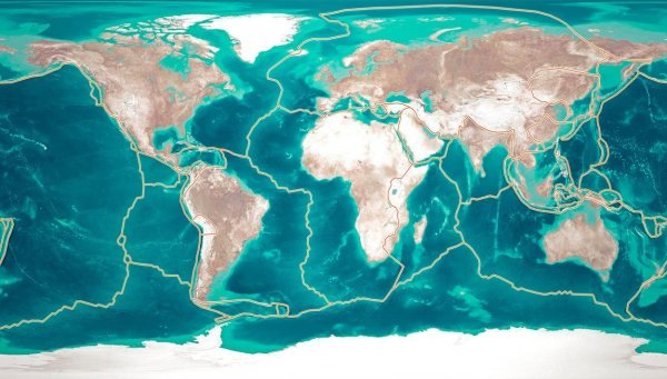 Kontinenti i oceani leže na golemim geološkim pločama različite veličine