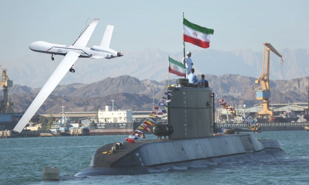 Dron Šahid-149 i podmornica klase Fateh