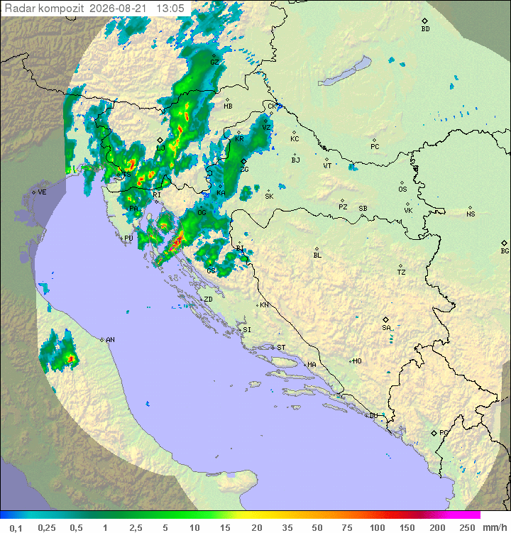 Nevrijeme će prvo udariti na Istru i Kvarner
