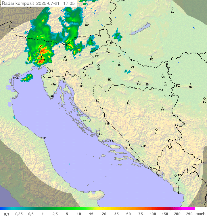 Nevrijeme prolazi Slovenijom