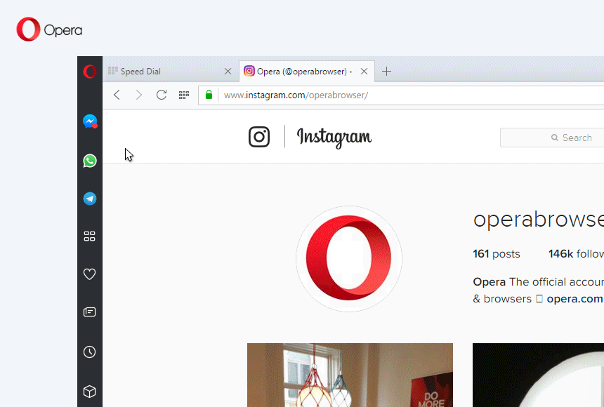 Integracija Messengera i drugih servisa u preglednik Opera povećat će produktivnost i preglednost