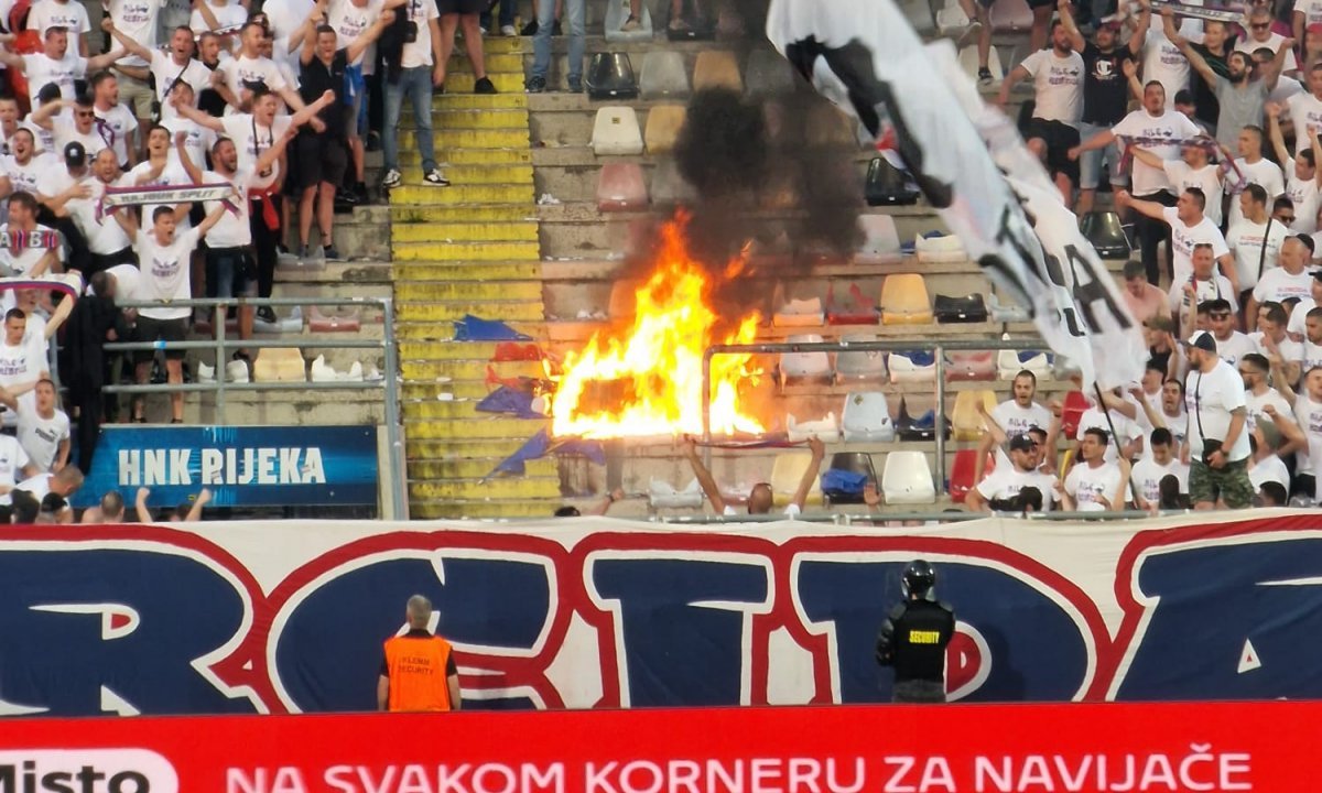 Rijeka-Hajduk 0:0 Svakom po crveni karton i jedan bod ishod je utakmice na  Rujevici