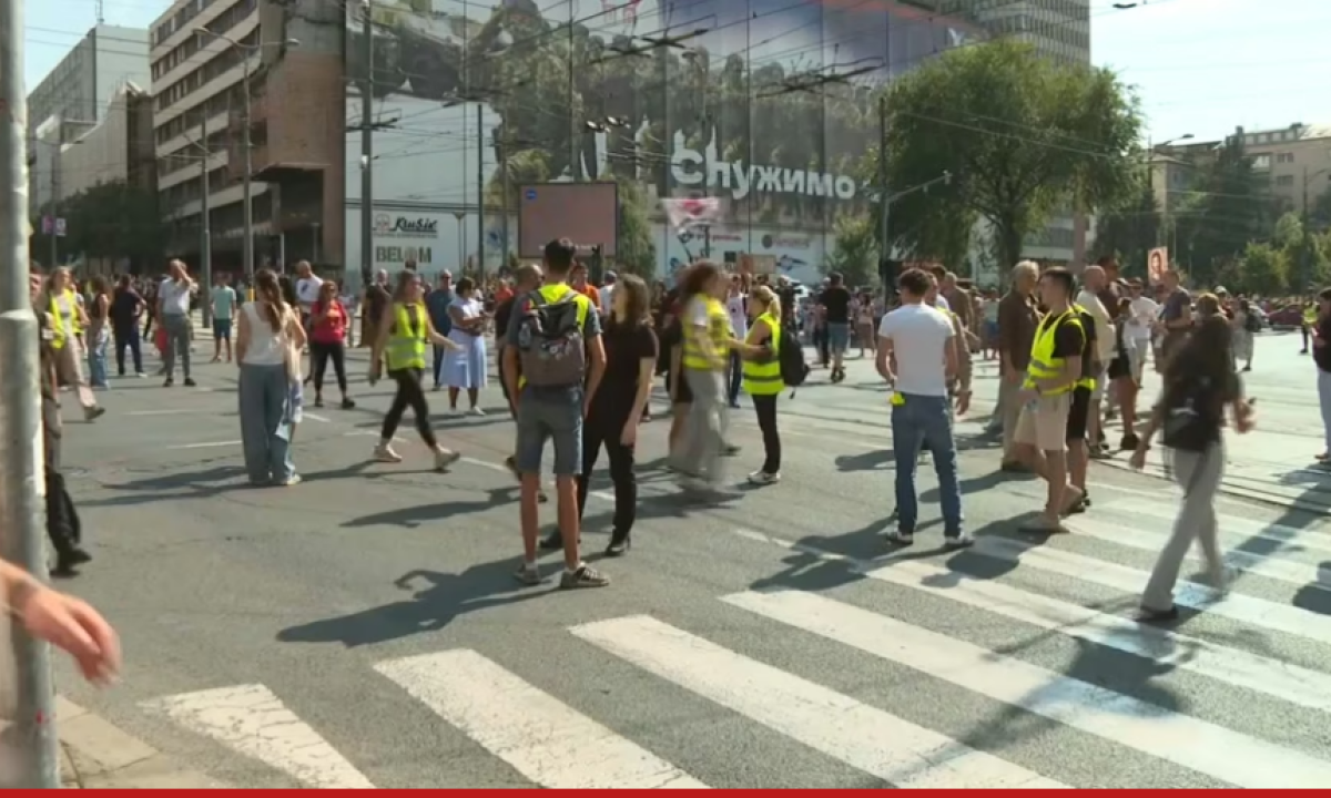Studenti ponovno na ulicama: U Beogradu počeo veliki prosvjed 'Indeks ...