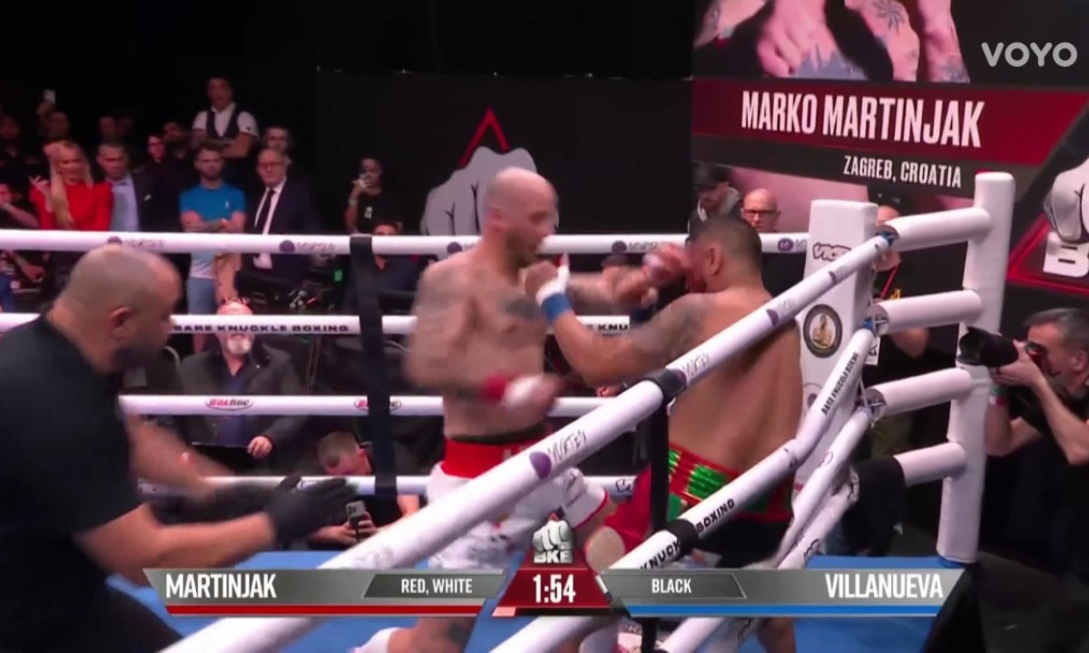 Pogledajte kako je Martinjak demolirao bivšeg UFC borca u 90 sekundi za svjetski naslov Kép