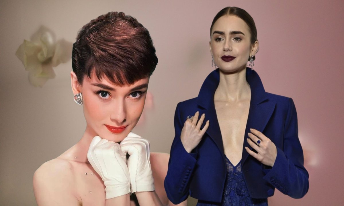 Lily Collins megdöbbentő hasonlósága