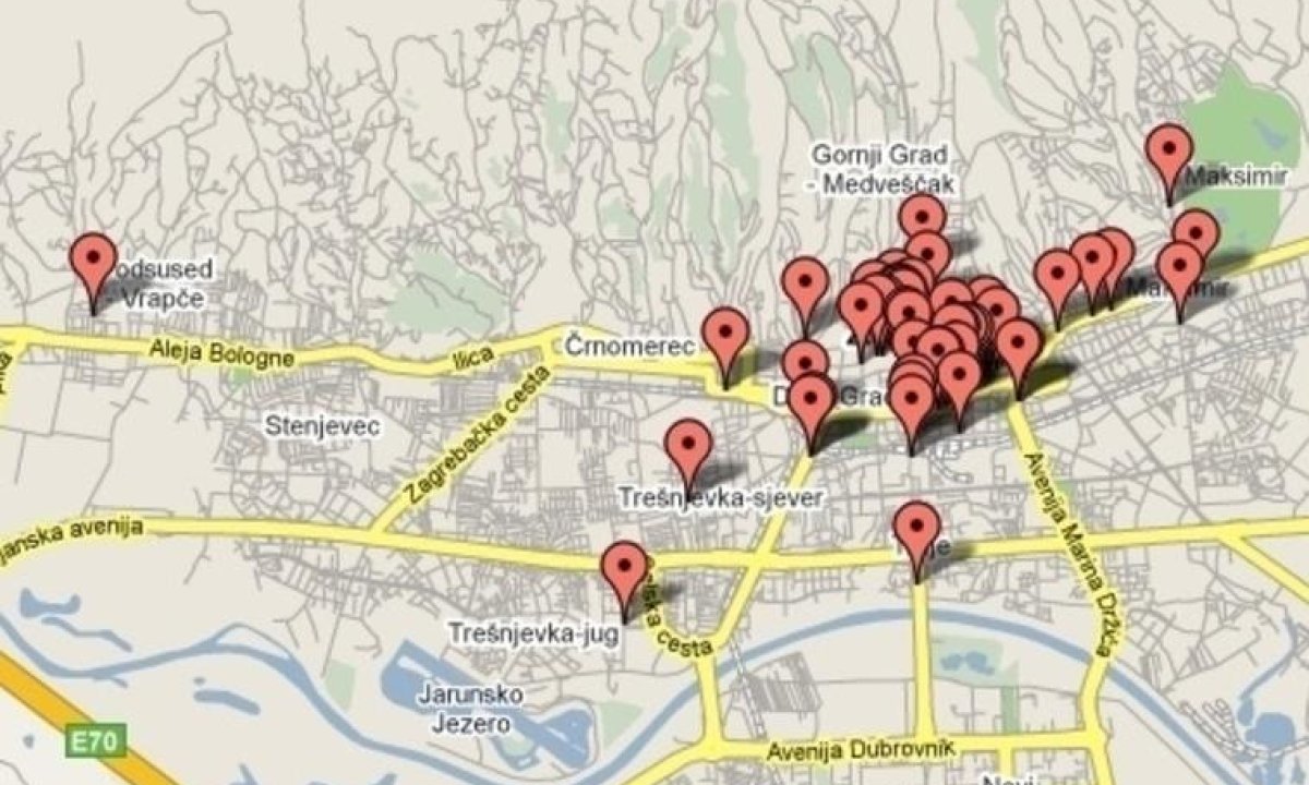 Zagrebačka karta užasa | tportal