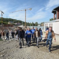 Obilazak gradilišta Žičare Sljeme gradonačelnika Bandića i suradnika.