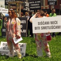 Prosvjed Inicijative Siščani ne žele biti Smetliščani