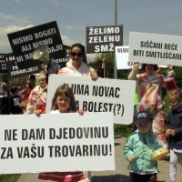 Prosvjed Inicijative Siščani ne žele biti Smetliščani