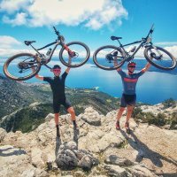 Brdski biciklisti Milo Pilski i Davor Ružić