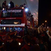 Doček rukometaša RK Vardar, osajača Lige prvaka