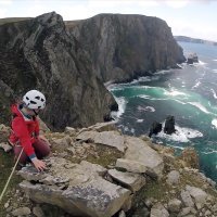 Luke Miller na litici Sturrall