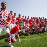 Prijateljska utakmica navijača Hrvatske i Walesa